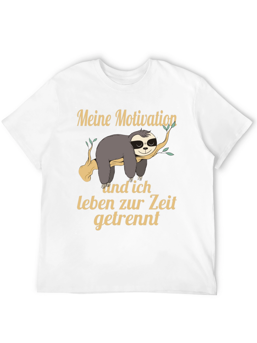 Funny Sloth Motivation T-Shirt