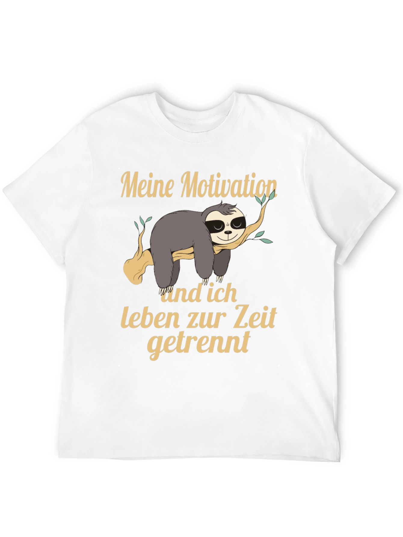 Funny Sloth Motivation T-Shirt