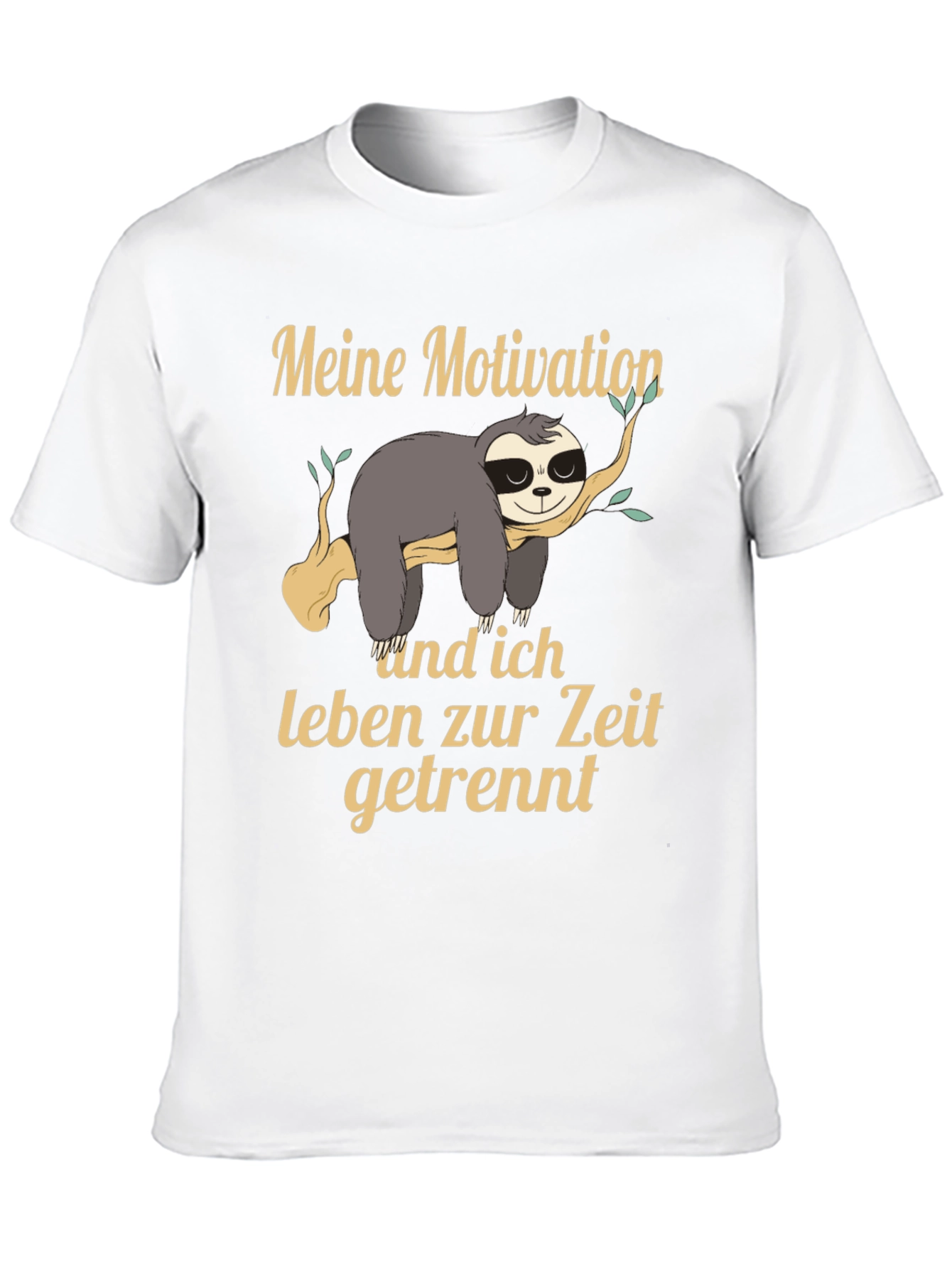 Funny Sloth Motivation T-Shirt