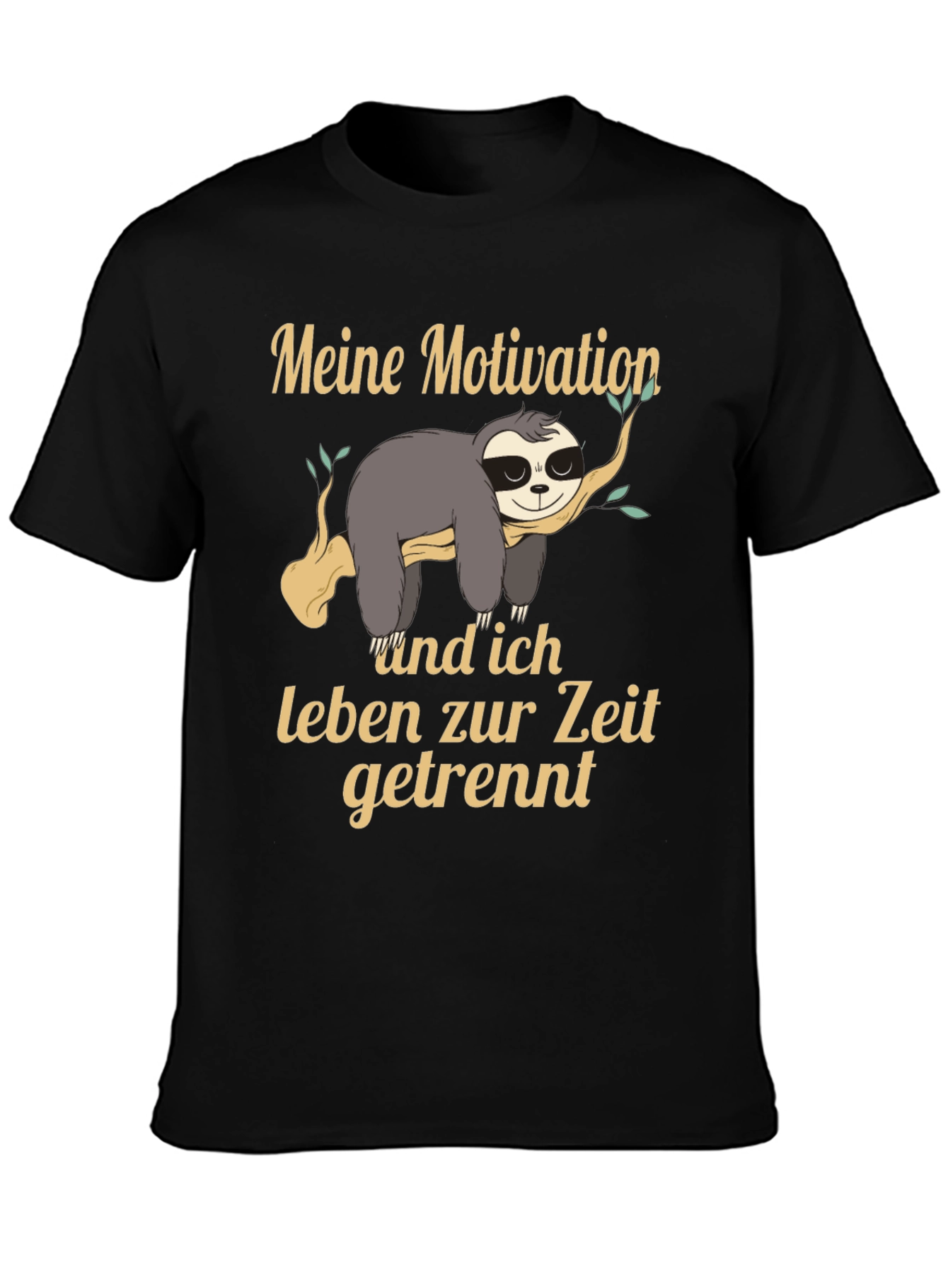 Funny Sloth Motivation T-Shirt