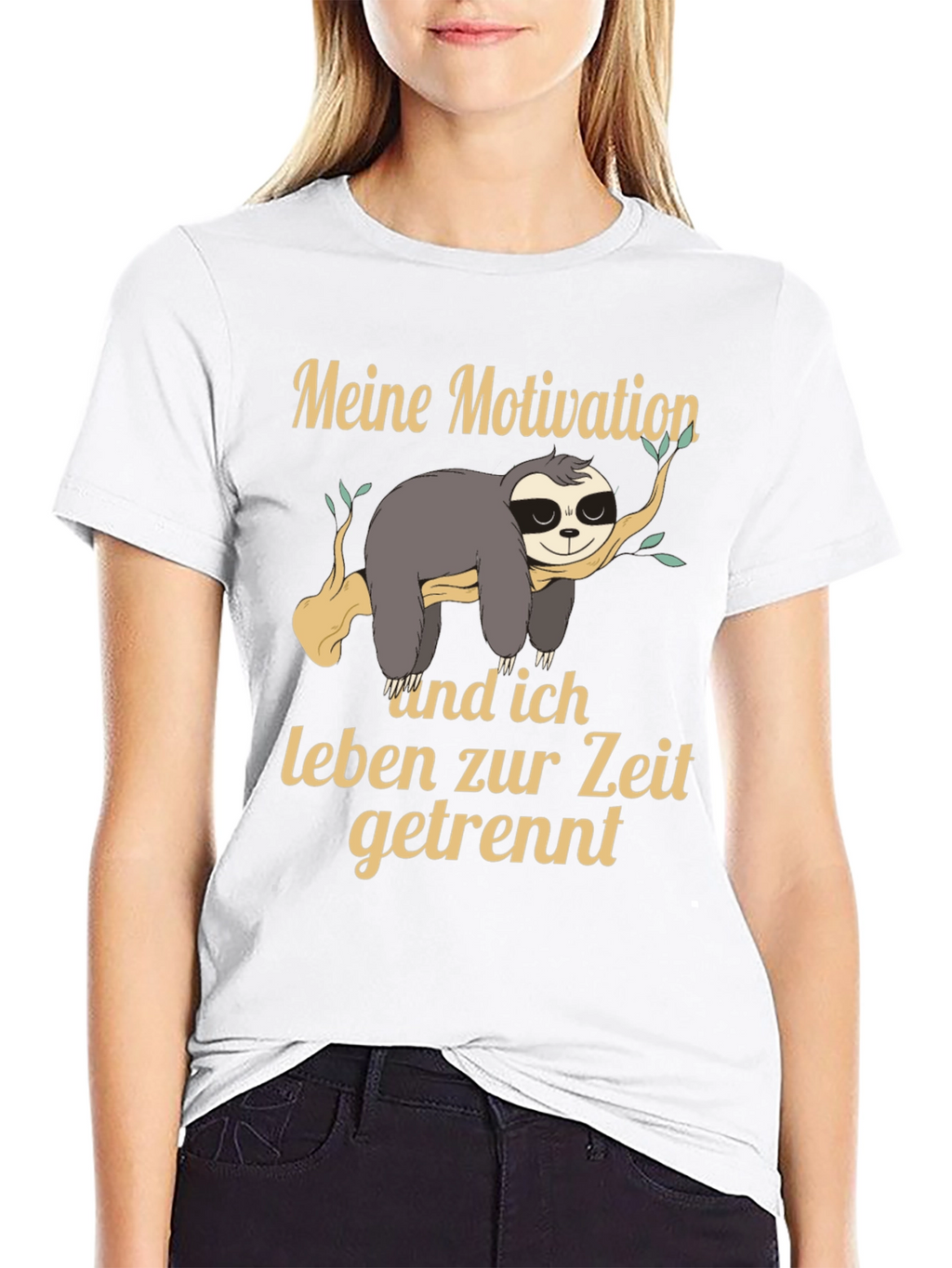 Funny Sloth Motivation T-Shirt