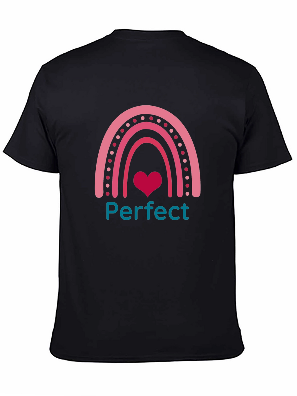 Perfect Rainbow Heart Graphic Tee - Unisex