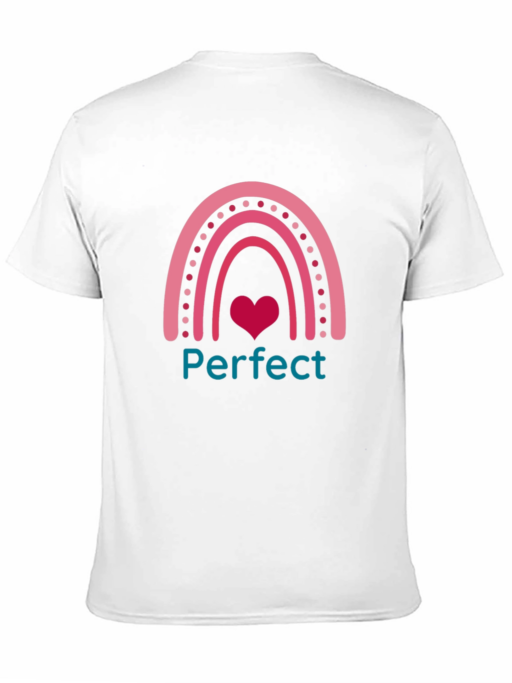 Perfect Rainbow Heart Graphic Tee - Unisex