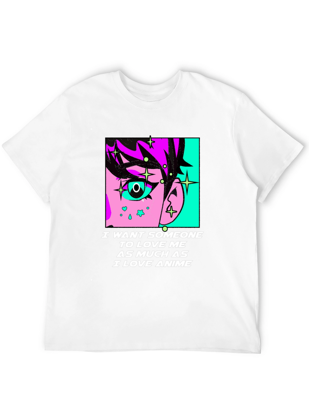 Anime Lover Graphic Tee - I Love Anime T-Shirt