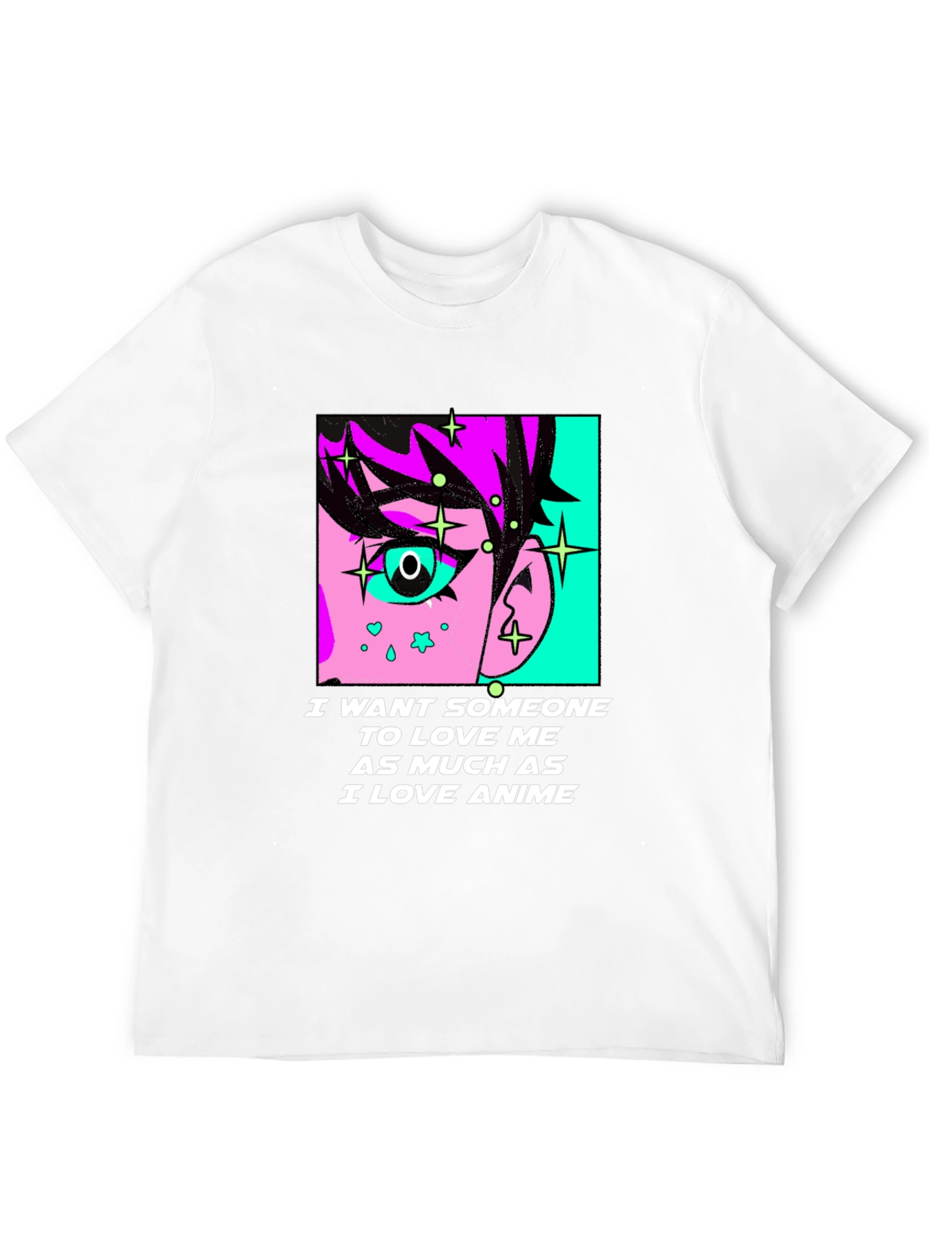 Anime Lover Graphic Tee - I Love Anime T-Shirt