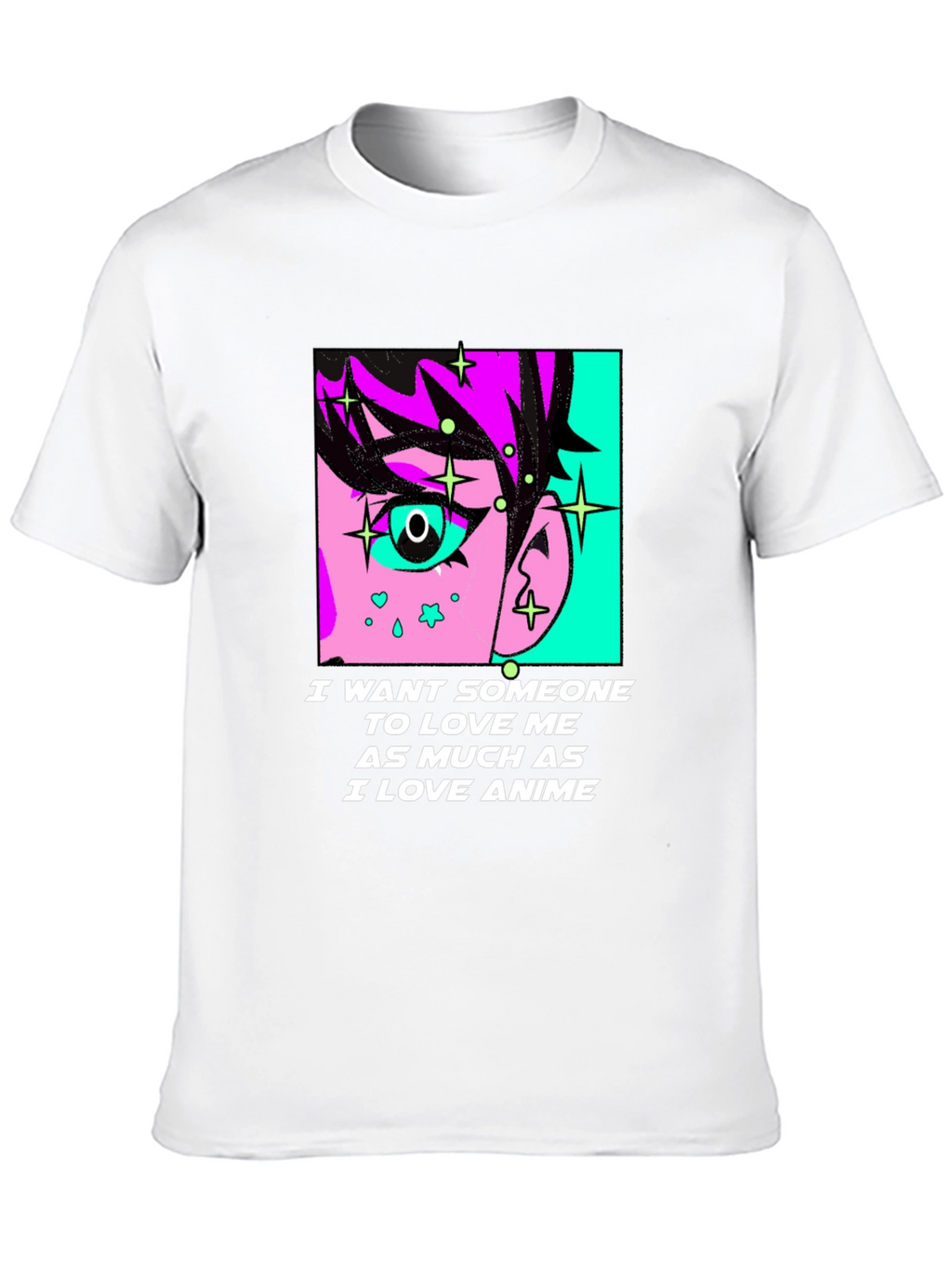 Anime Lover Graphic Tee - I Love Anime T-Shirt