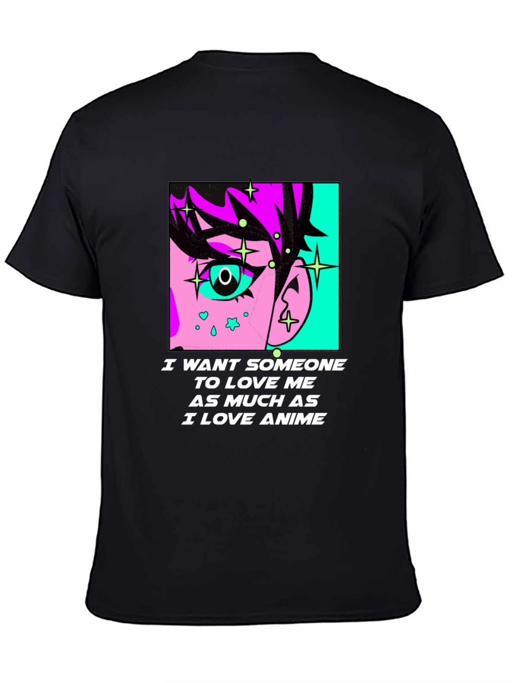 Anime Lover Graphic Tee - I Love Anime T-Shirt