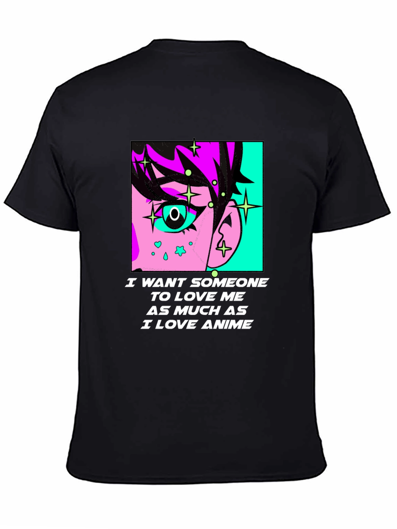 Anime Lover Graphic Tee - I Love Anime T-Shirt