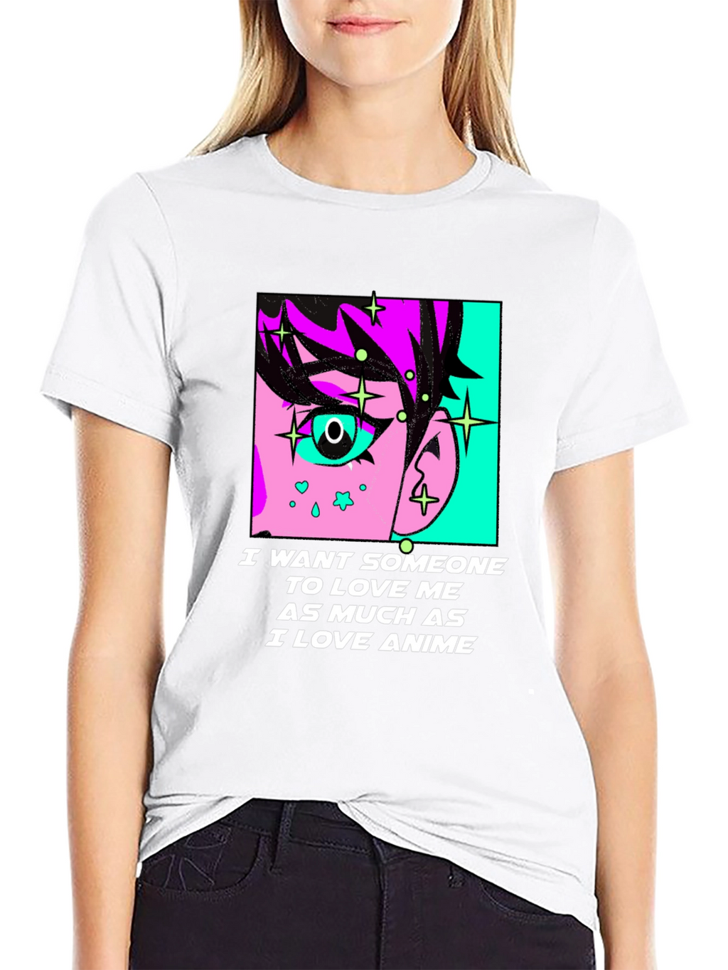 Anime Lover Graphic Tee - I Love Anime T-Shirt