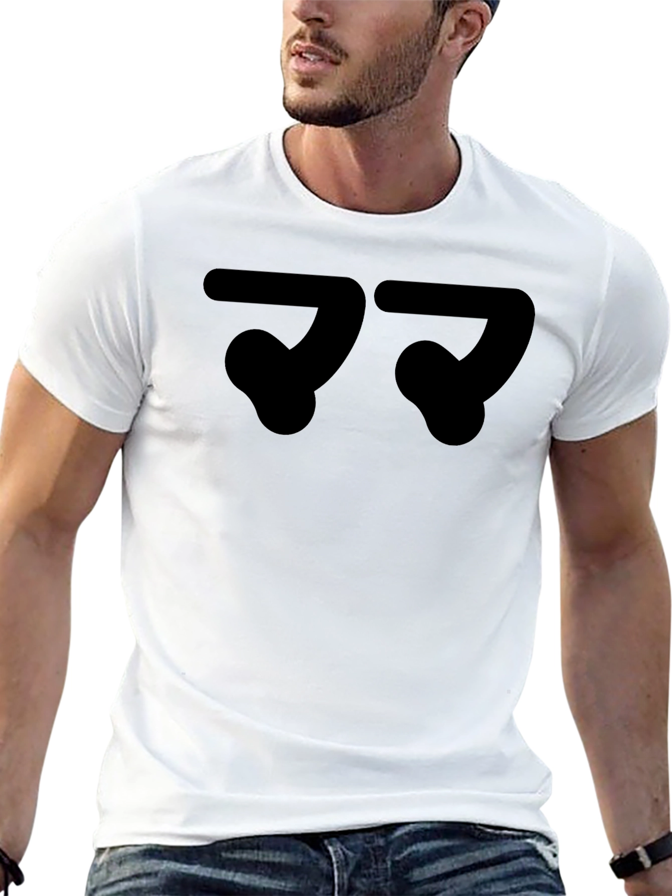 Abstract Black T-Shirt
