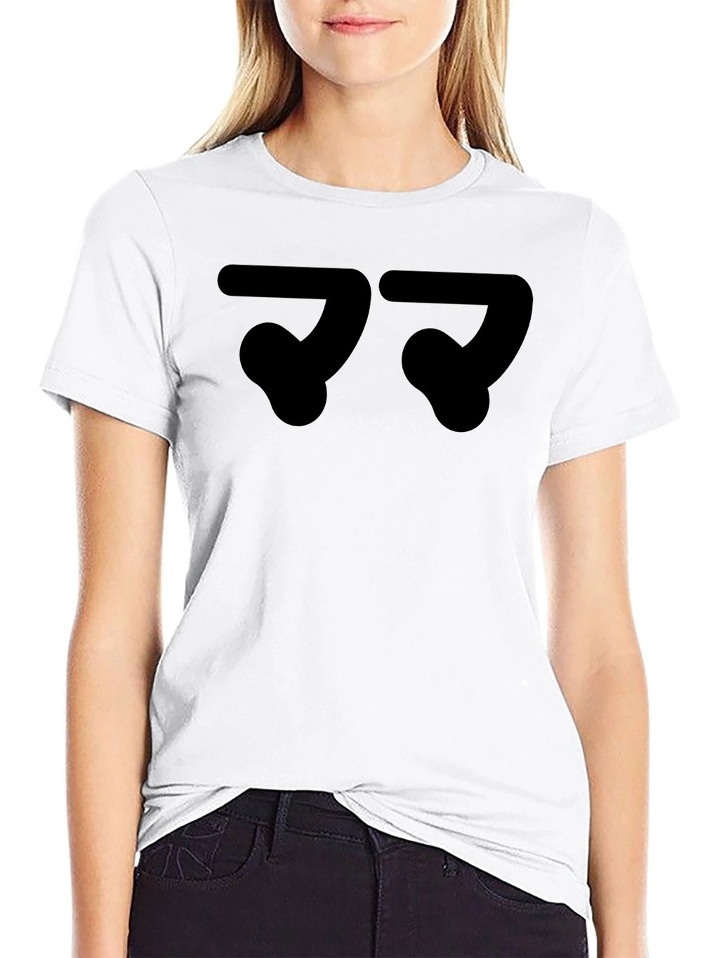 Abstract Black T-Shirt