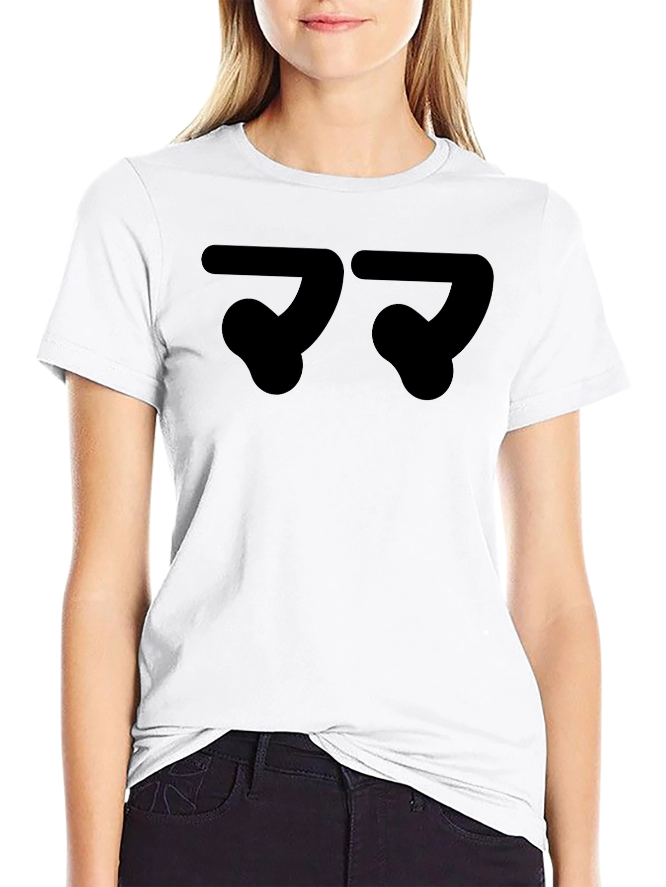 Abstract Black T-Shirt