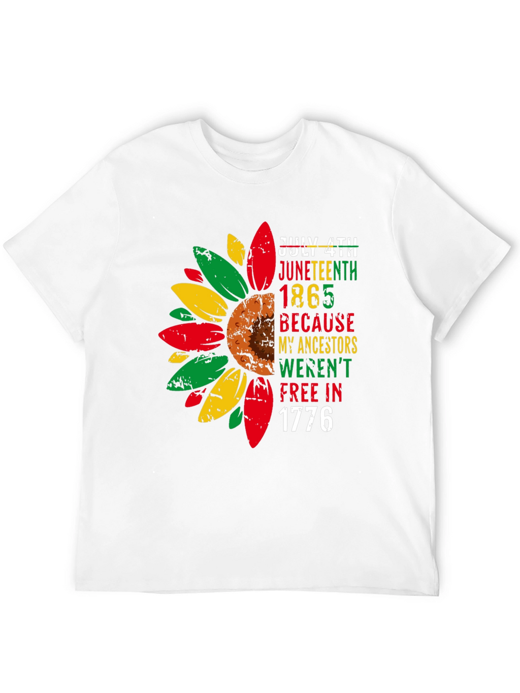 Juneteenth Freedom Sunflower T-Shirt
