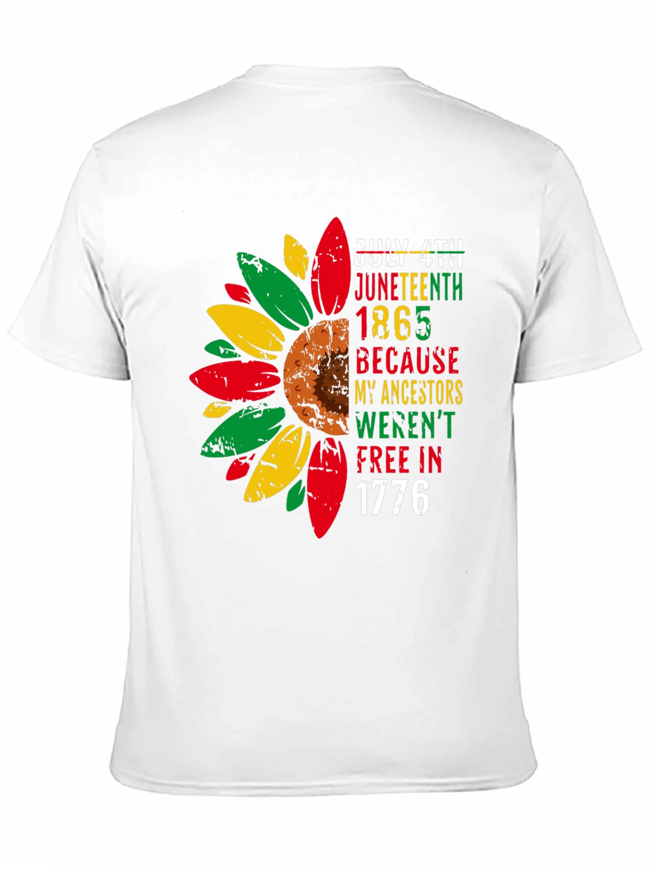 Juneteenth Freedom Sunflower T-Shirt
