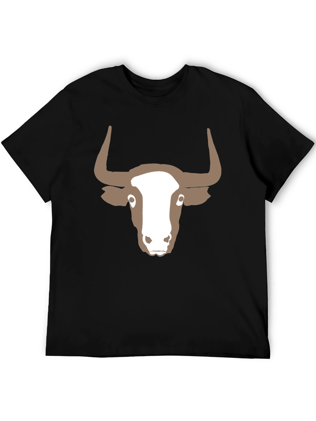 Bull Graphic Tee - Stylish Black Cotton Shirt