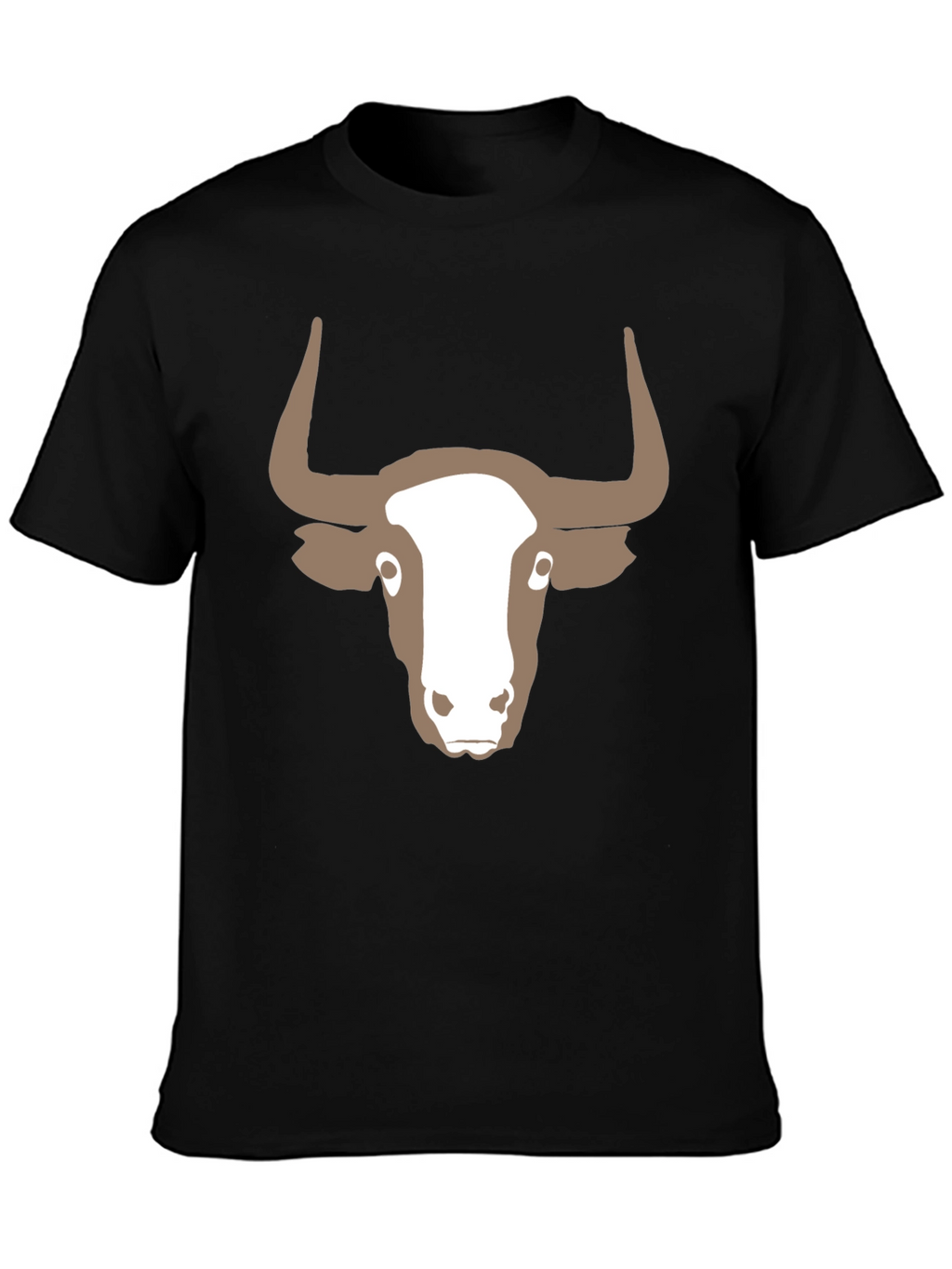 Bull Graphic Tee - Stylish Black Cotton Shirt