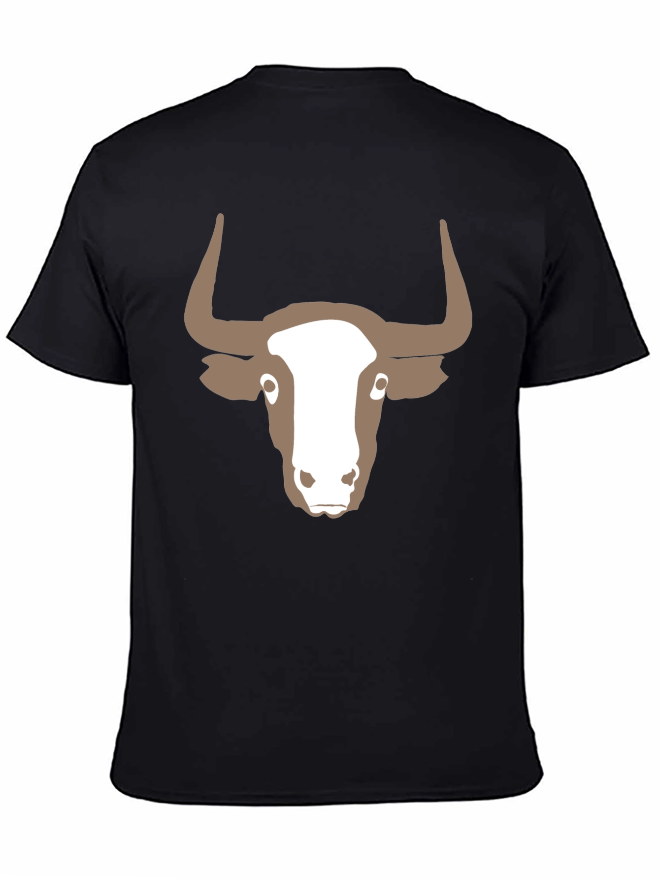 Bull Graphic Tee - Stylish Black Cotton Shirt