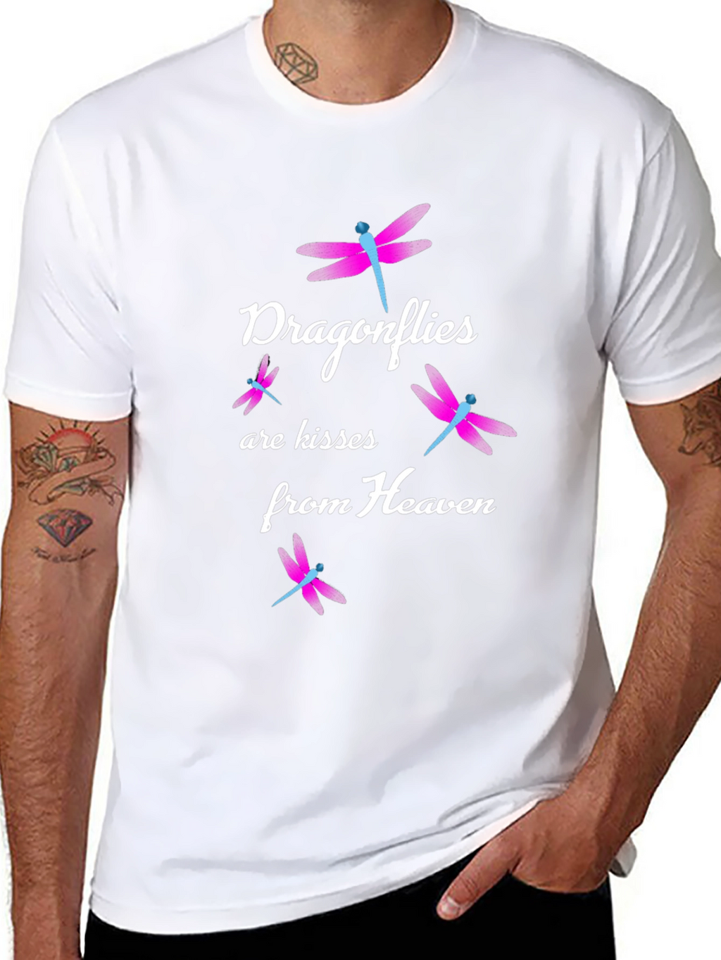 Dragonfly Kisses from Heaven Graphic Tee