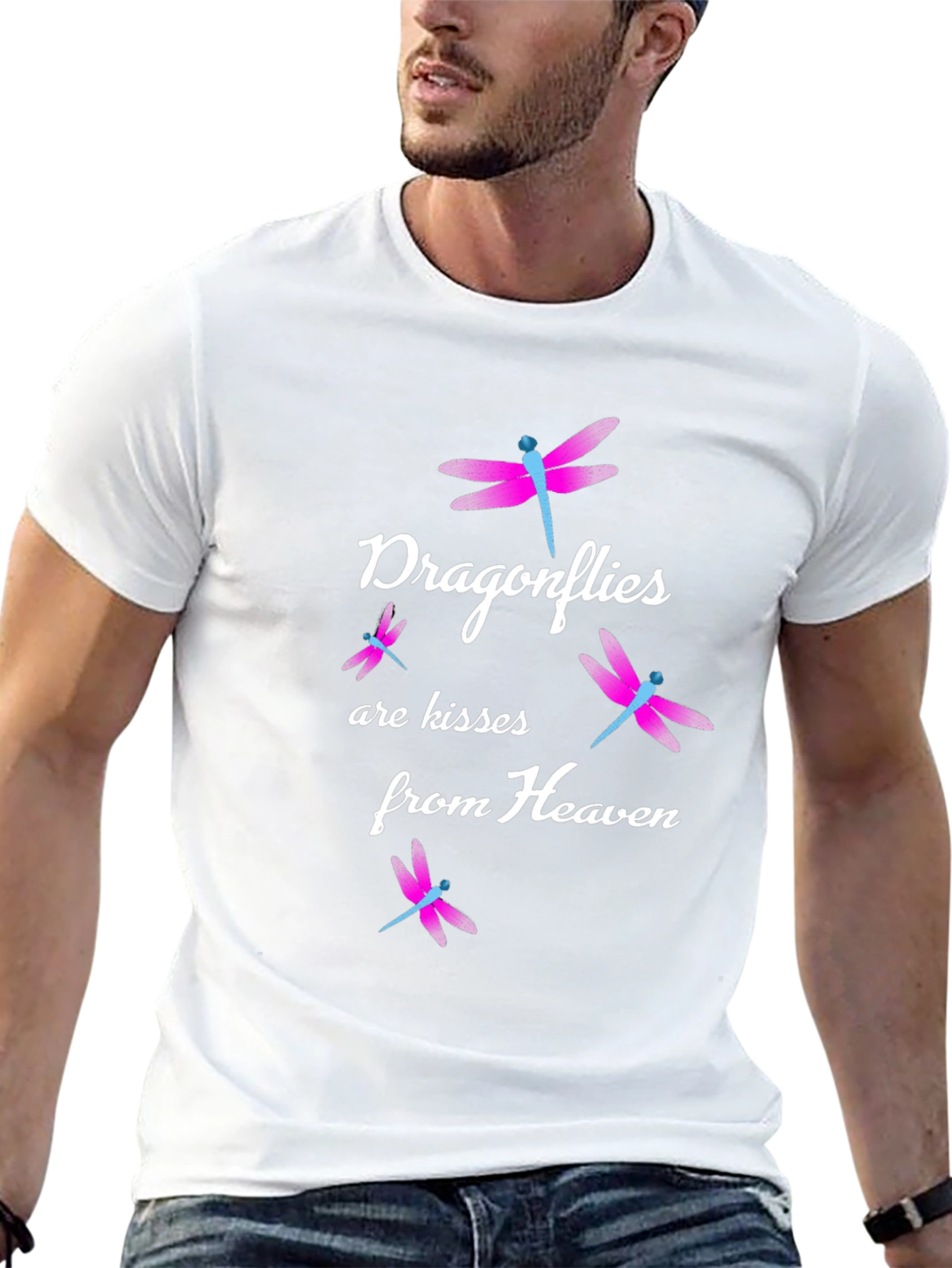 Dragonfly Kisses from Heaven Graphic Tee