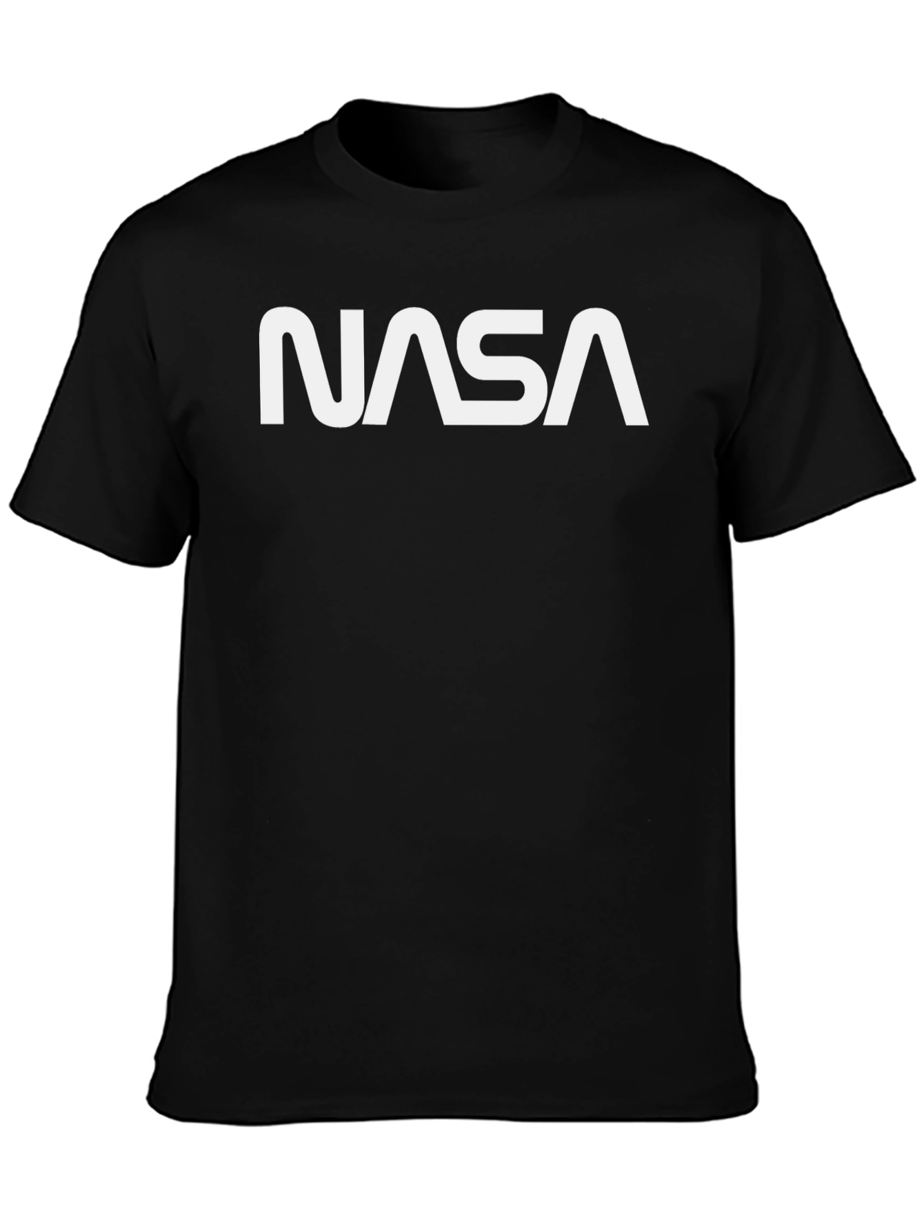 NASA Logo Black T-Shirt | Space Exploration Tee