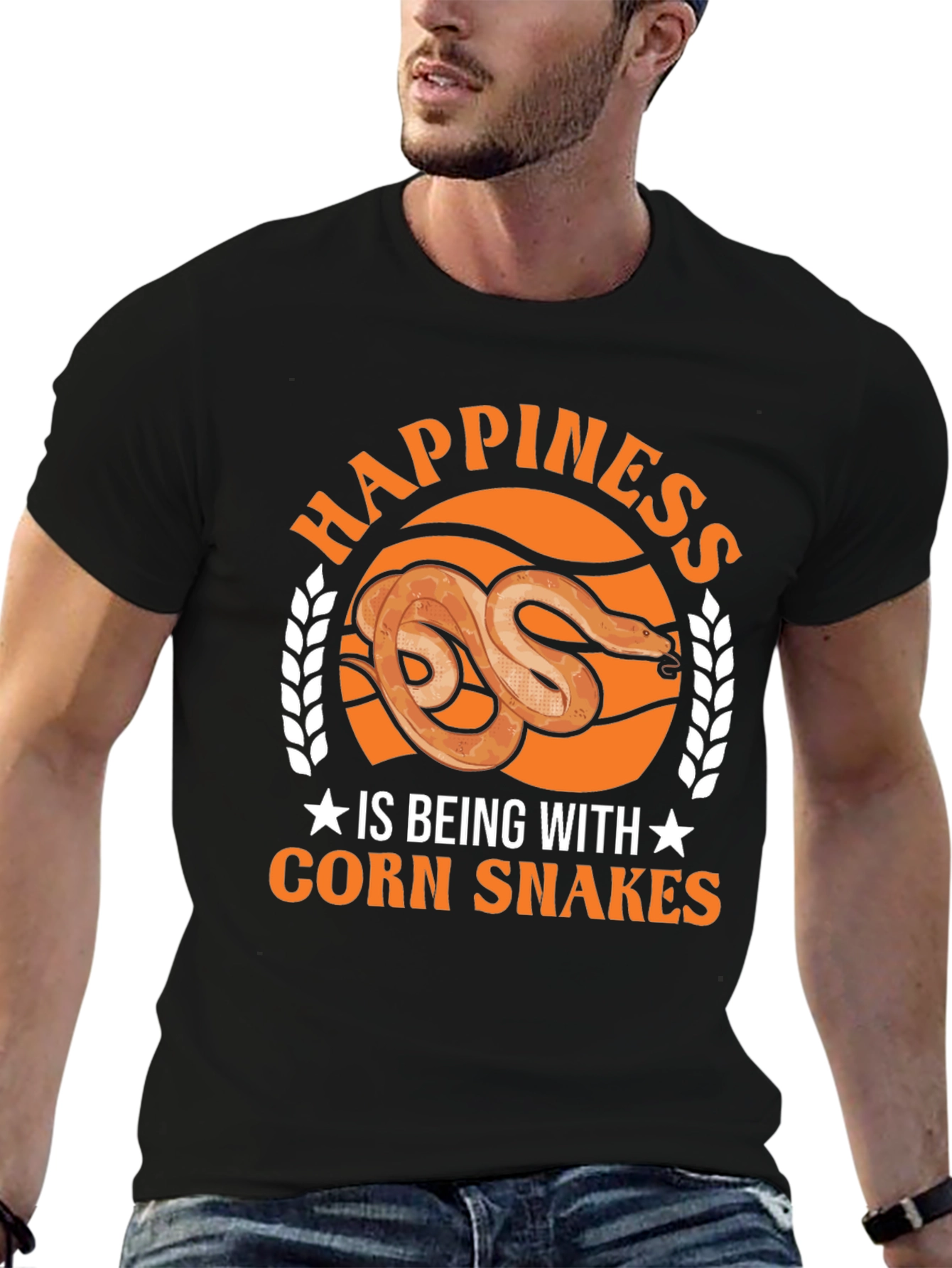 Corn Snake Happiness Graphic Tee