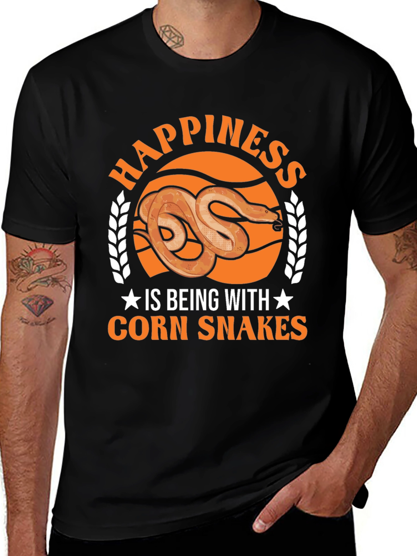 Corn Snake Happiness Graphic Tee