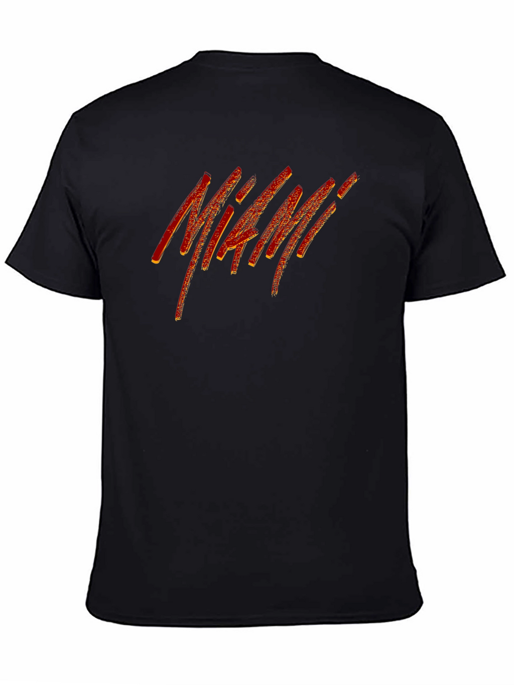 Miami Graphic Tee - Stylish Black T-Shirt