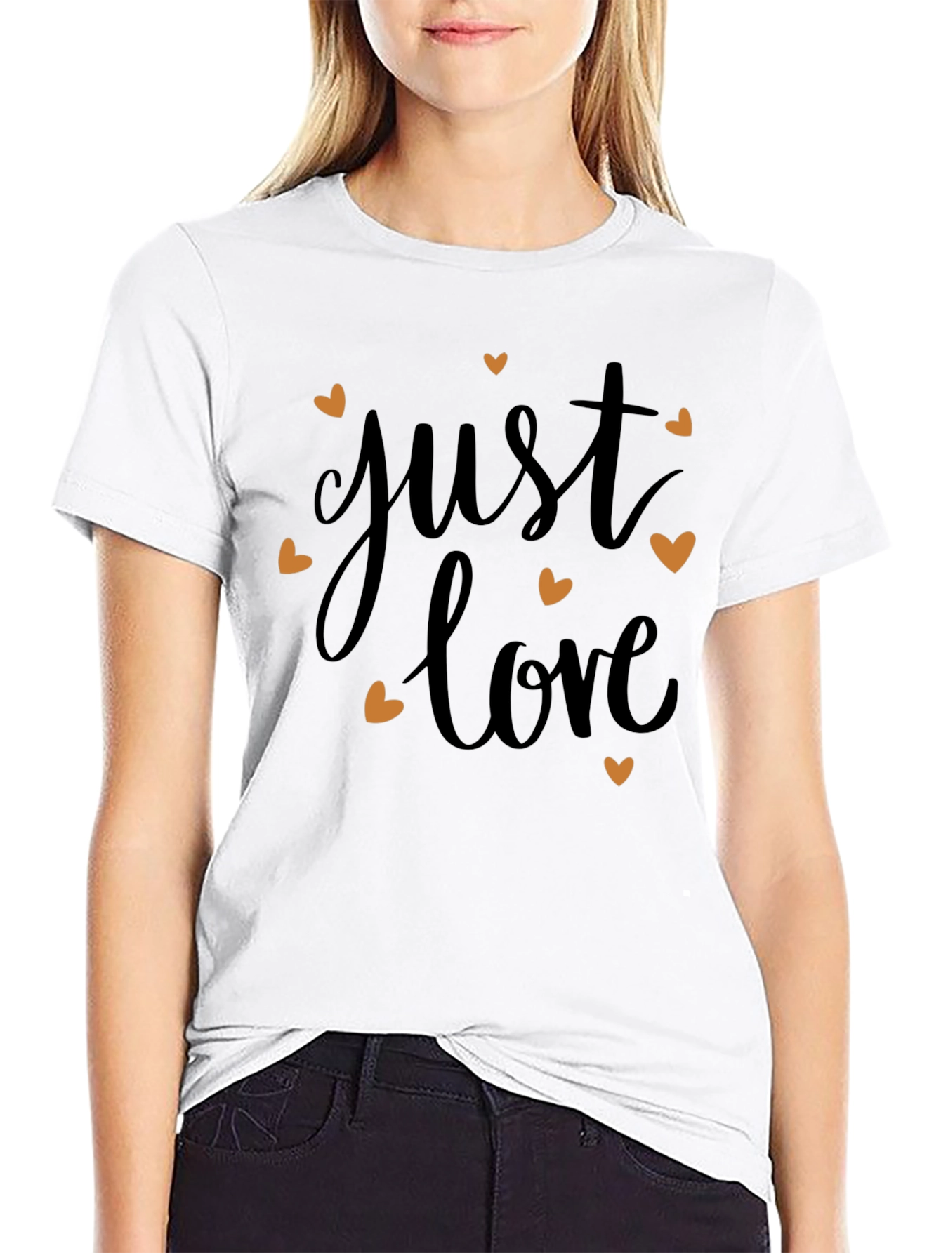 Just Love Graphic Tee - Trendy Casual Shirt