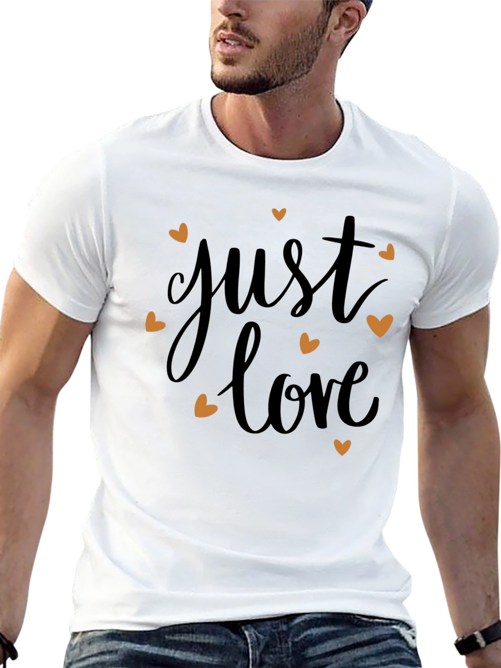 Just Love Graphic Tee - Trendy Casual Shirt