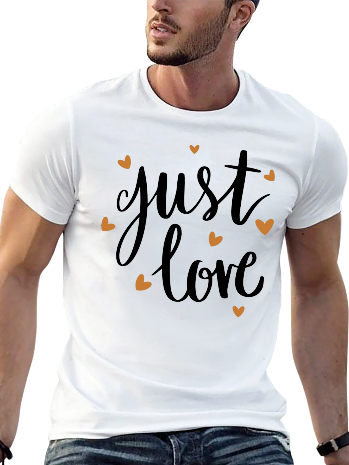 Just Love Graphic Tee - Trendy Casual Shirt