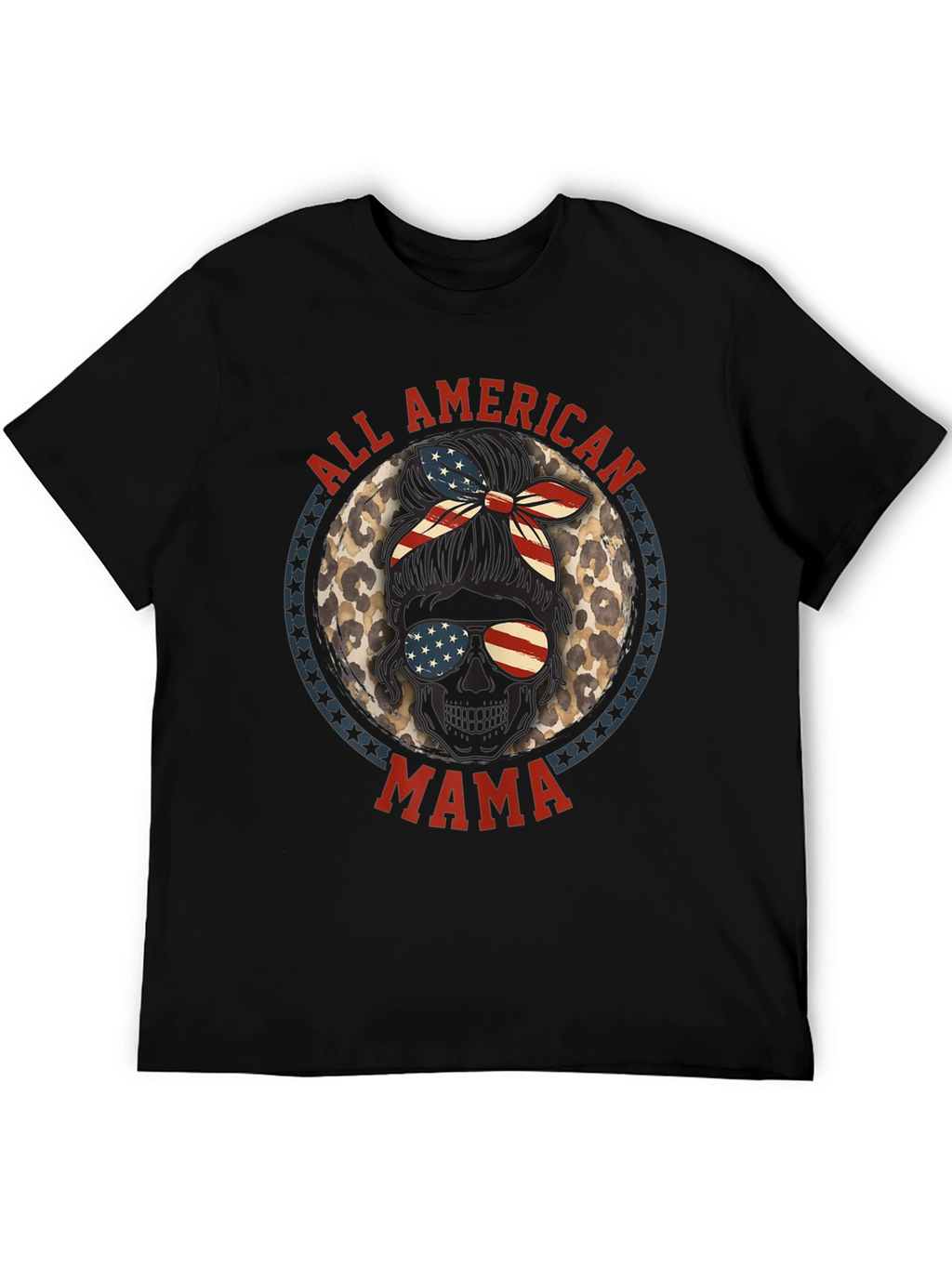 All American Mama Graphic T-Shirt