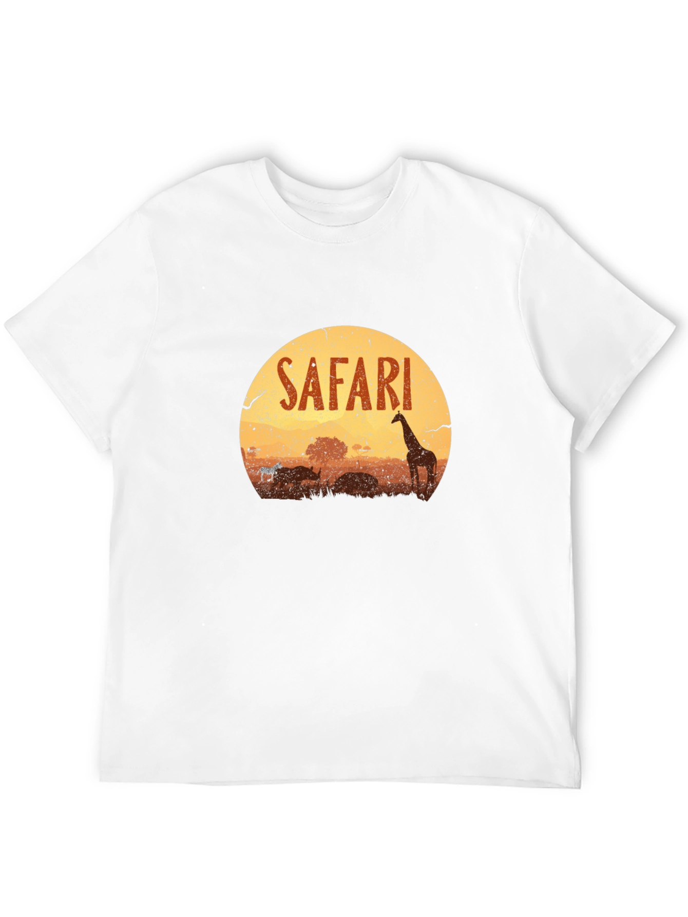 Safari Graphic T-Shirt - Wildlife Adventure Tee