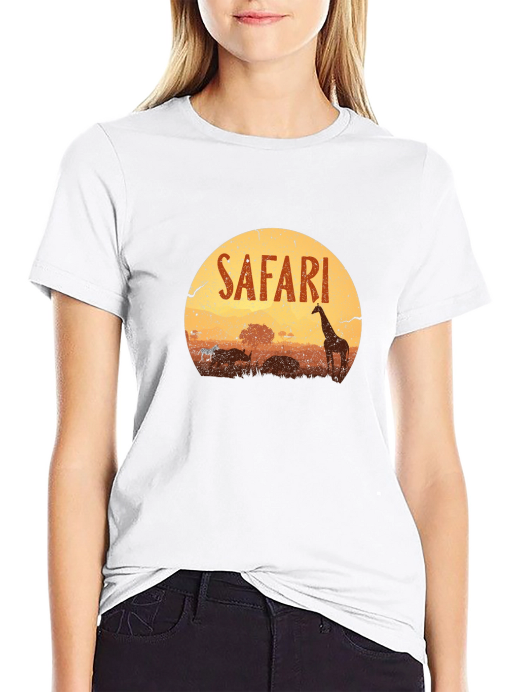 Safari Graphic T-Shirt - Wildlife Adventure Tee