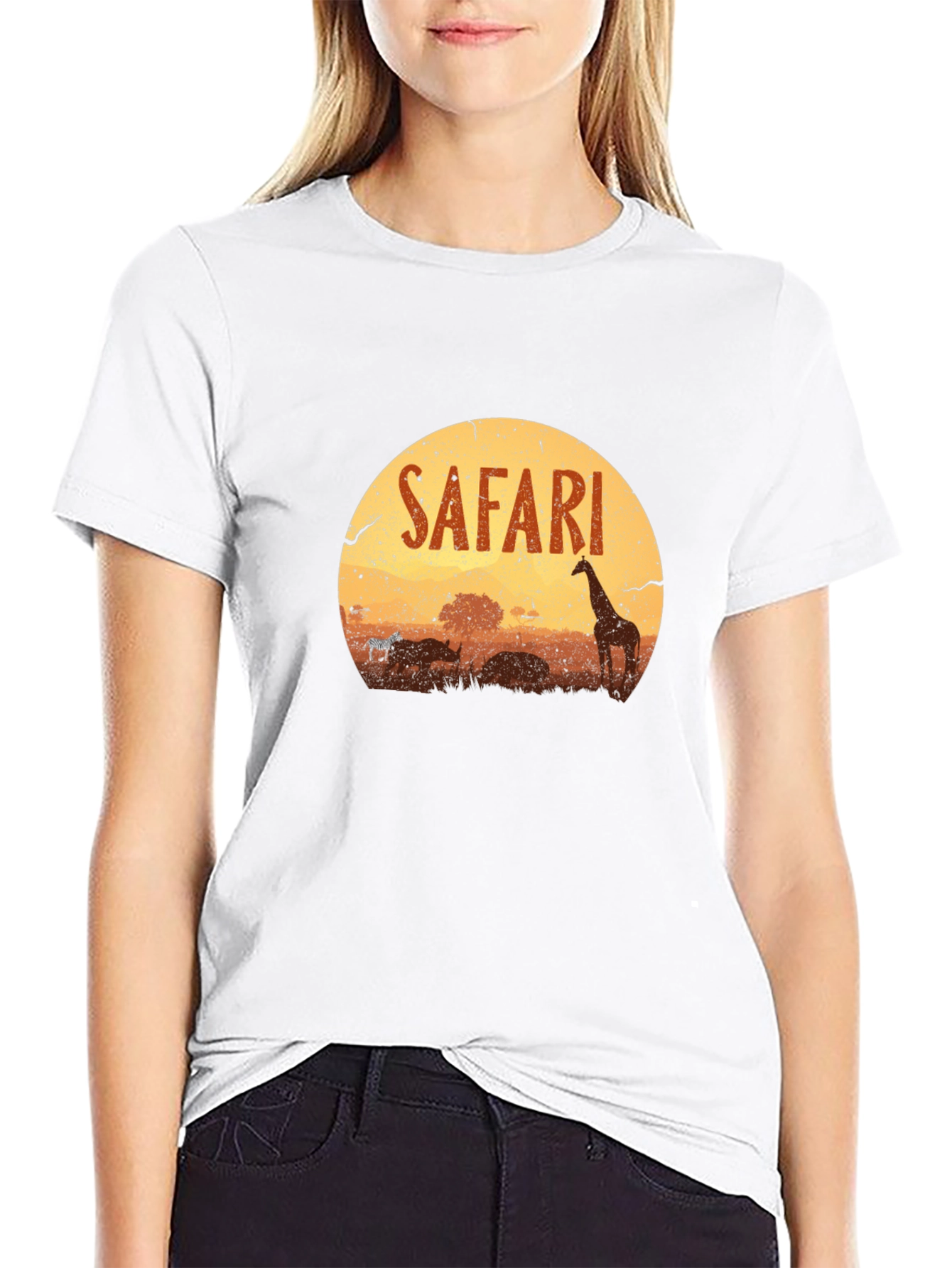 Safari Graphic T-Shirt - Wildlife Adventure Tee