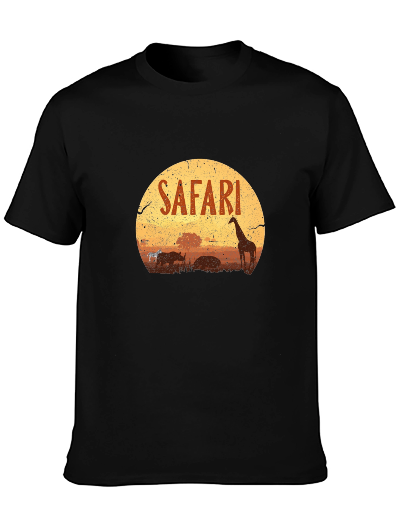Safari Graphic T-Shirt - Wildlife Adventure Tee