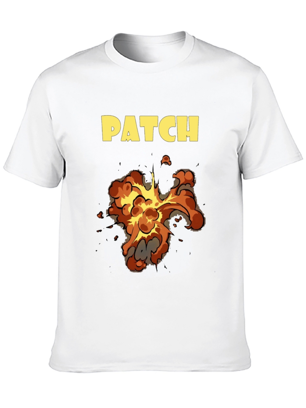 PATCH Explosion Graphic Black T-Shirt