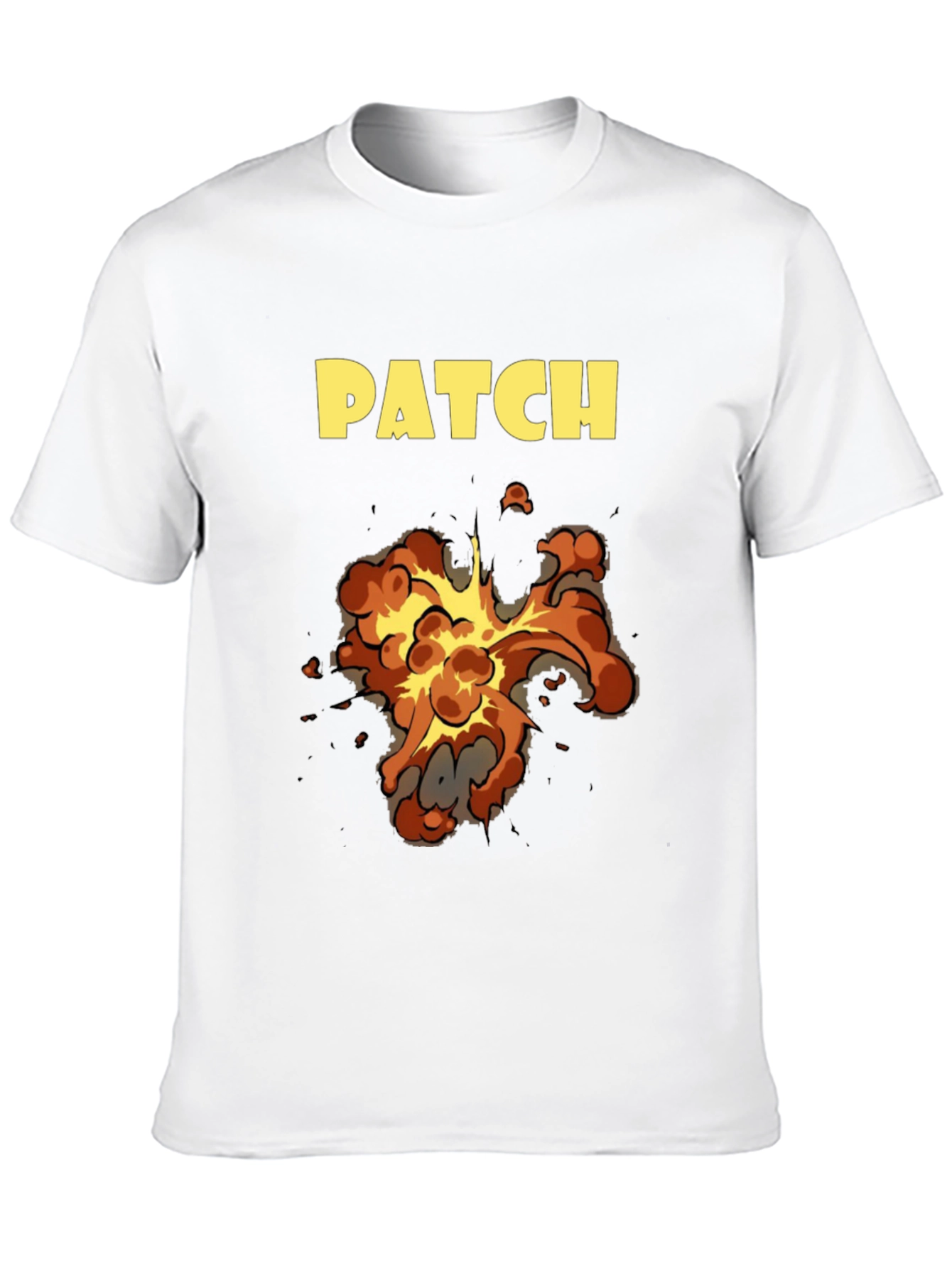 PATCH Explosion Graphic Black T-Shirt