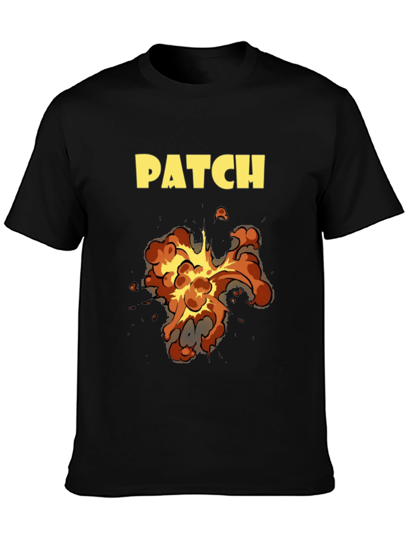PATCH Explosion Graphic Black T-Shirt