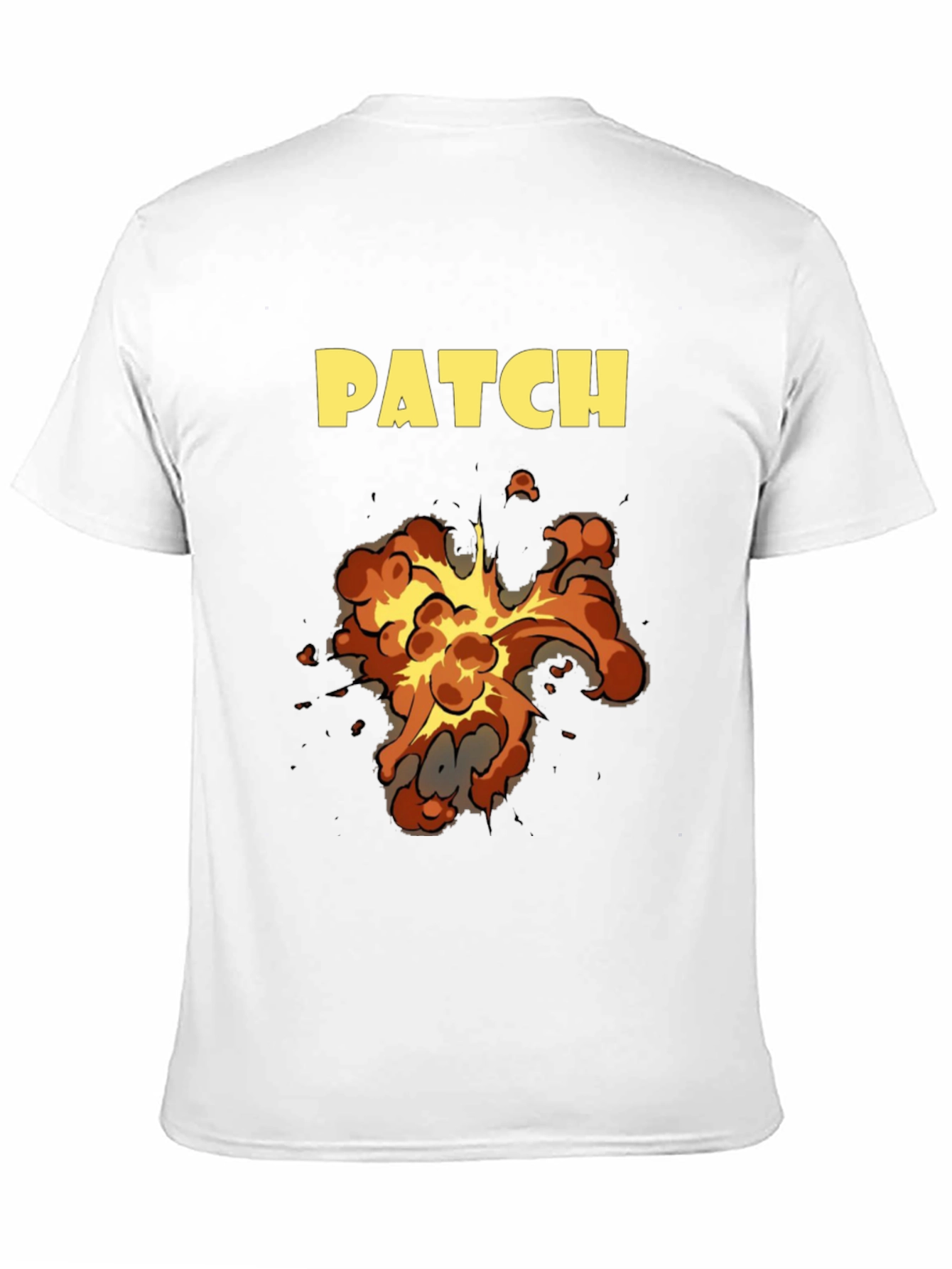 PATCH Explosion Graphic Black T-Shirt