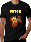 PATCH Explosion Graphic Black T-Shirt