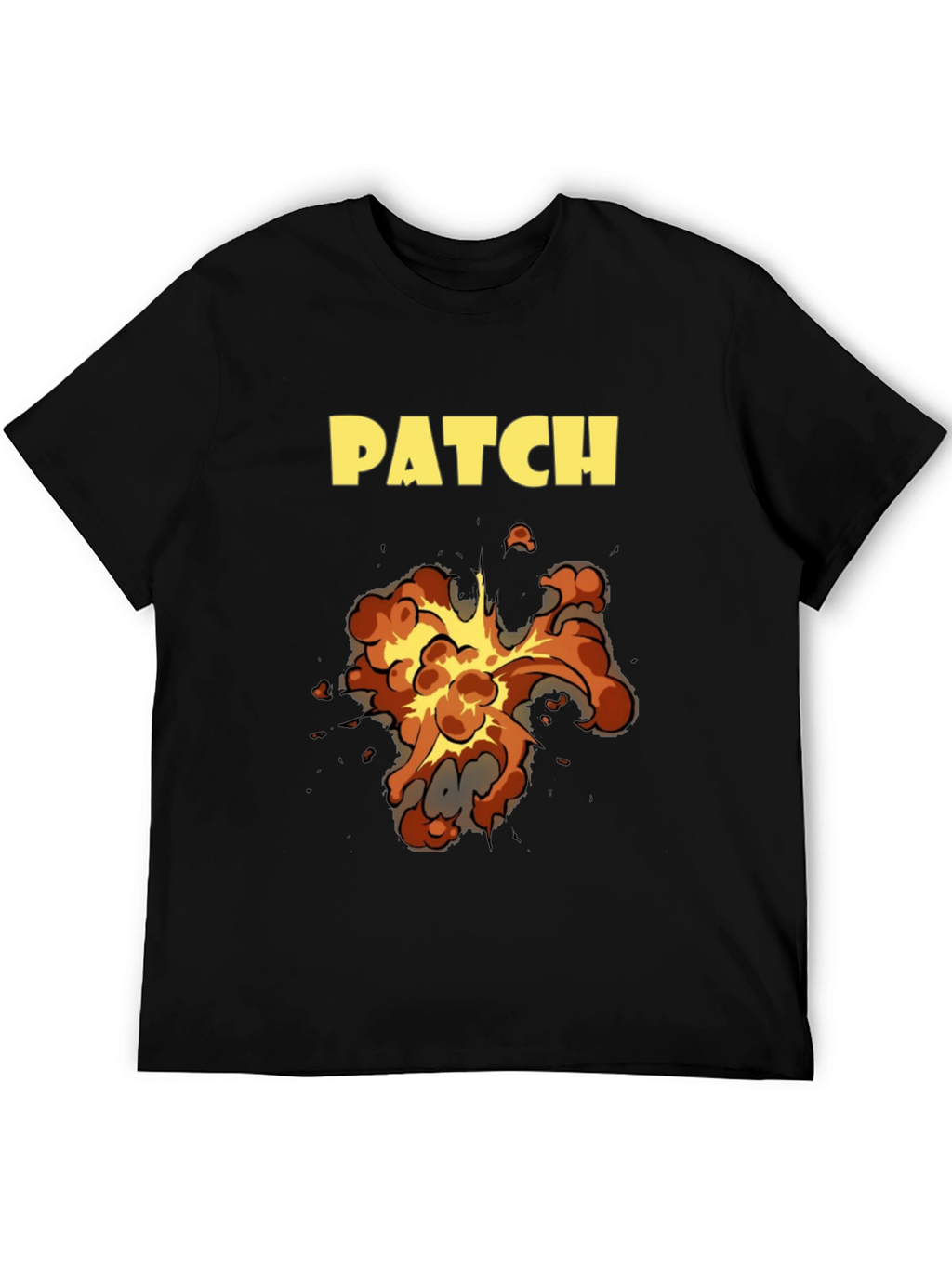 PATCH Explosion Graphic Black T-Shirt