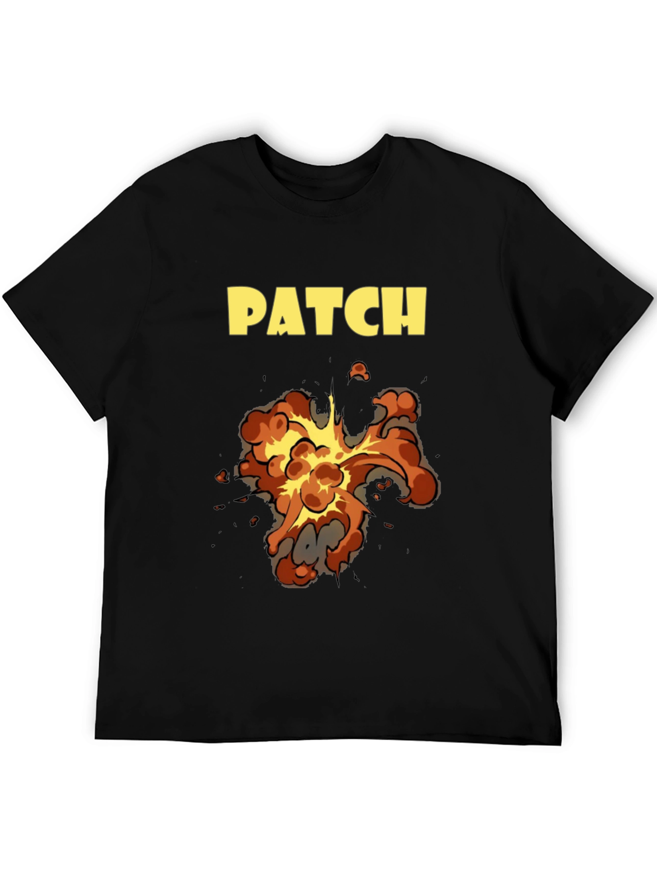 PATCH Explosion Graphic Black T-Shirt