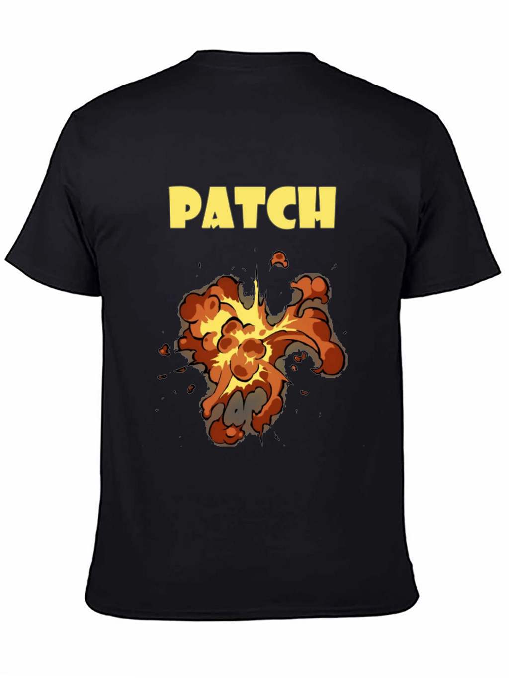 PATCH Explosion Graphic Black T-Shirt