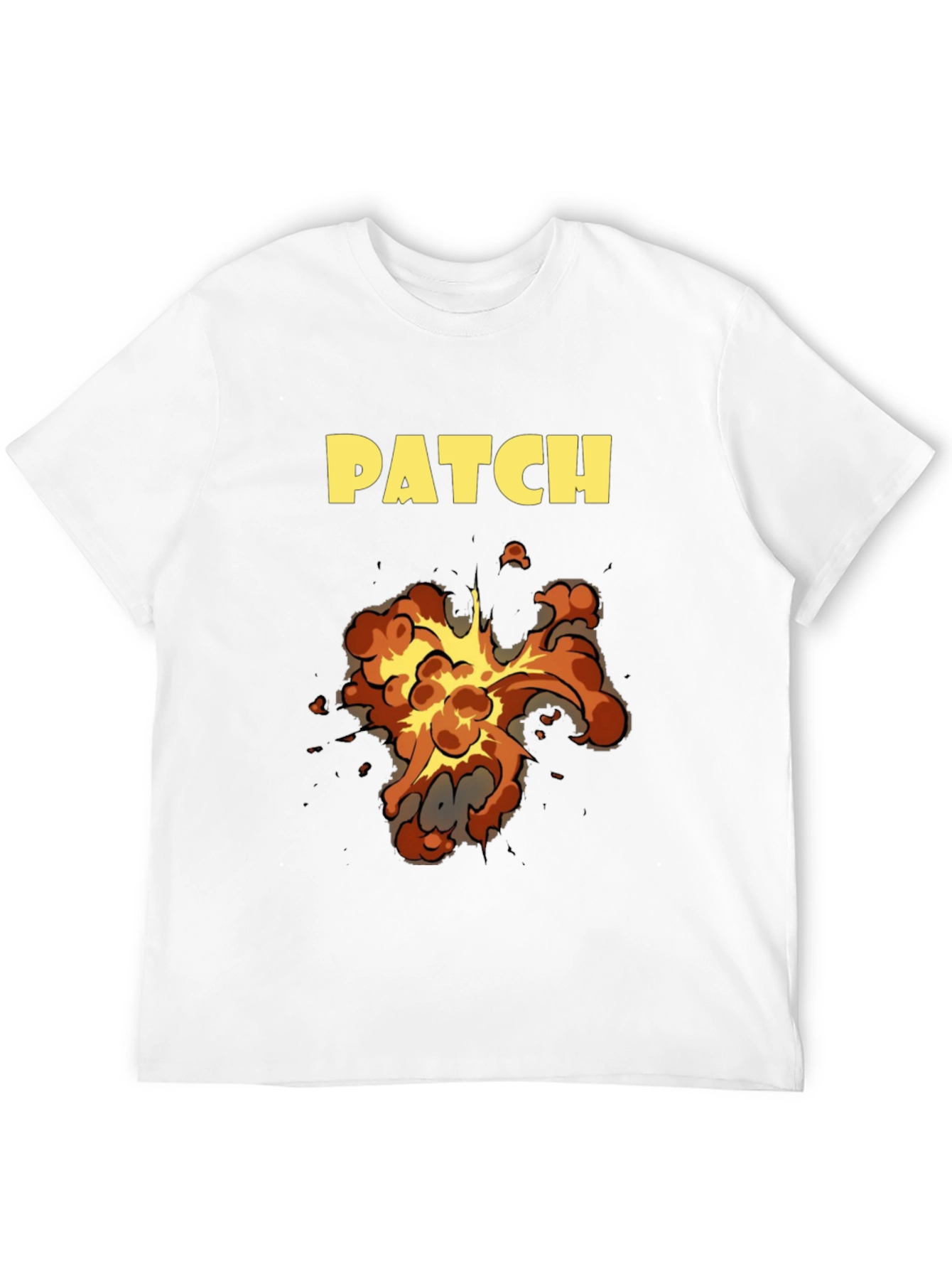 PATCH Explosion Graphic Black T-Shirt