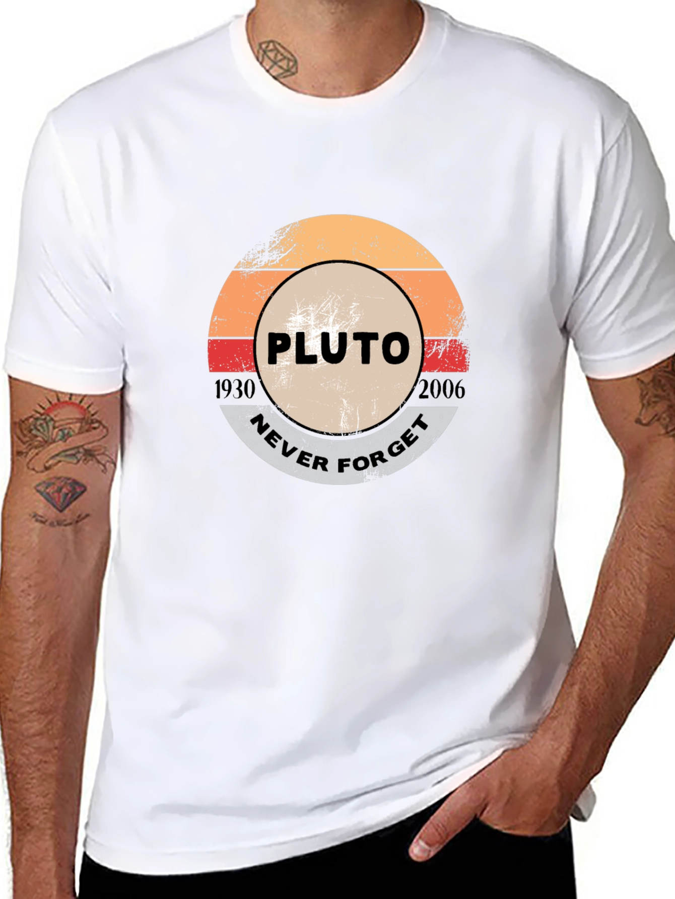 Pluto Never Forget Graphic T-Shirt