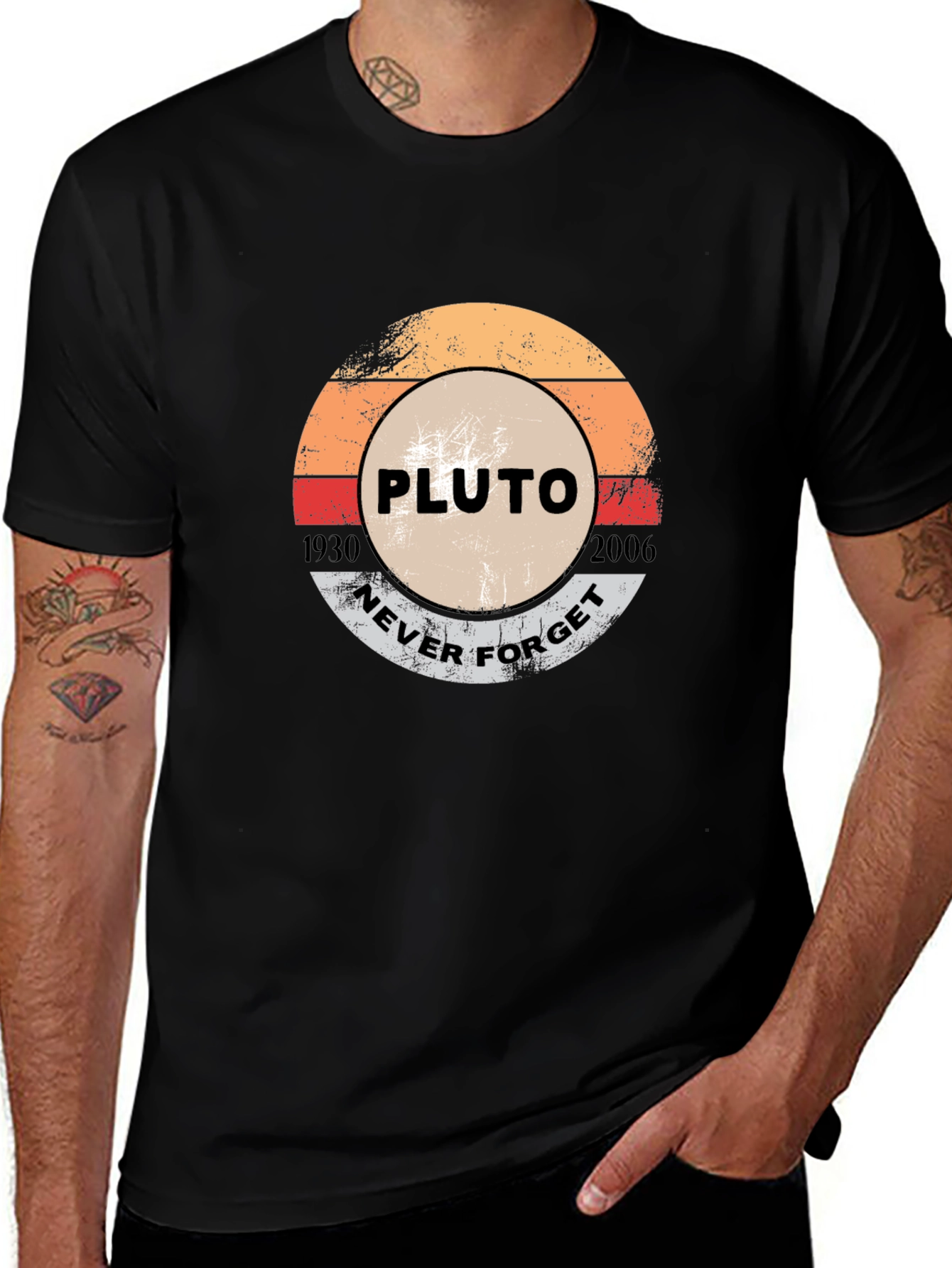 Pluto Never Forget Graphic T-Shirt