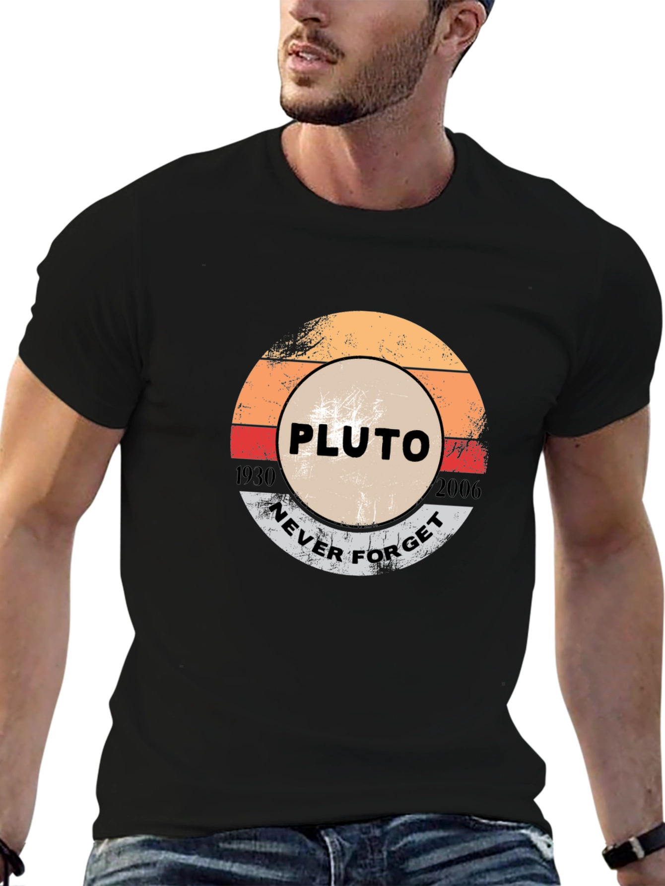 Pluto Never Forget Graphic T-Shirt