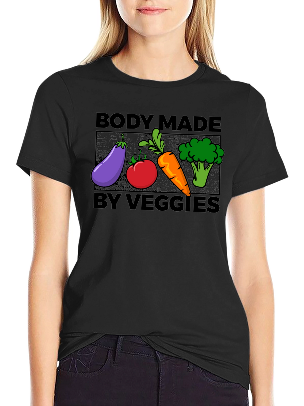 Body Made By Veggies T-Shirt - Vegan Lifestyle Tee