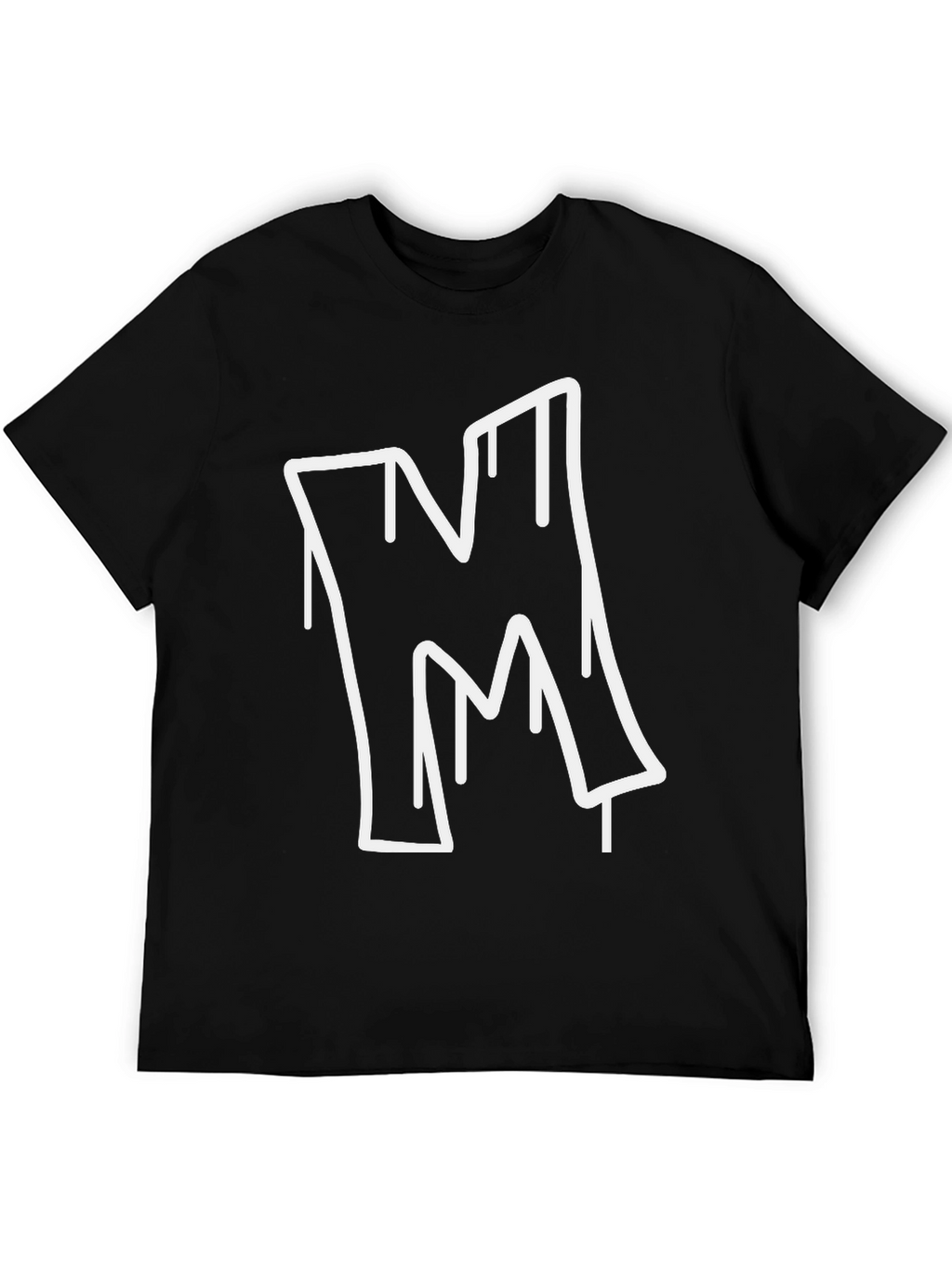 Urban Style M Graphic Black T-Shirt