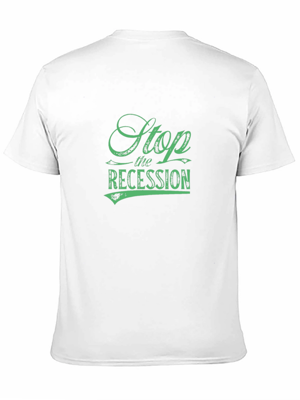 Stop the Recession Graphic Tee - Black